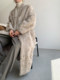 This winter's BI is in! Silhouette golden lamb Xiaohu wool fur coat long loose fur one-piece coat new winter