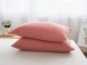 Màu sắc đơn giản kiểu dáng gối Nhật Bản đơn cotton không in bông giặt gối bông đơn mảnh 4874cm