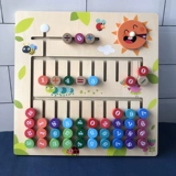 Игрушка Монтессори с рельсами, DIY, раннее развитие, концентрация внимания