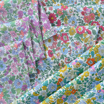 Pure cotton cloth 60 Botanical Fields Broken Flowers Handmade Clothing Children Summer Full Cotton Fabric Cotton Fabric Cotton Balloon Small Rabbit