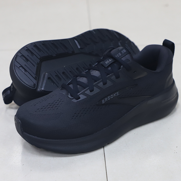 Brooks Flat Foot Extra Wide 4E Support Shock-Absorbing Jogging Shoes Men's Sports Shoes Beast 26