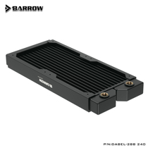 Barrow High-density single-wave copper water cooling discharge 28MM thick DIY computer radiator tabel-28b 240