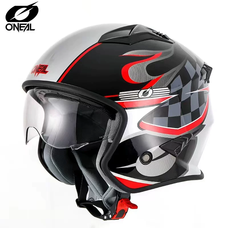 Шлем-каска O'NEAL Locomotive Hard Helmet Locomotive Export Полустепенной шлем с сменной линзой изменяемого цвета Доставочный шлем