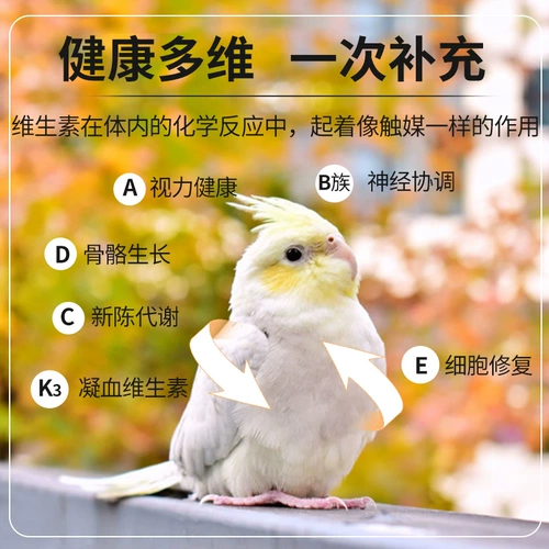 Пекин Кайюань птичья птица многомерные птицы птицы питания питания попугая птица нефритовая птица здоровья продуктов витамин против стресса