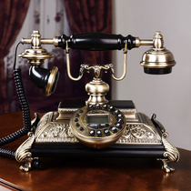 Villa Ansaire European Antique Phone Machine Metal Solid Wood Living Room Household Hospital Caesar