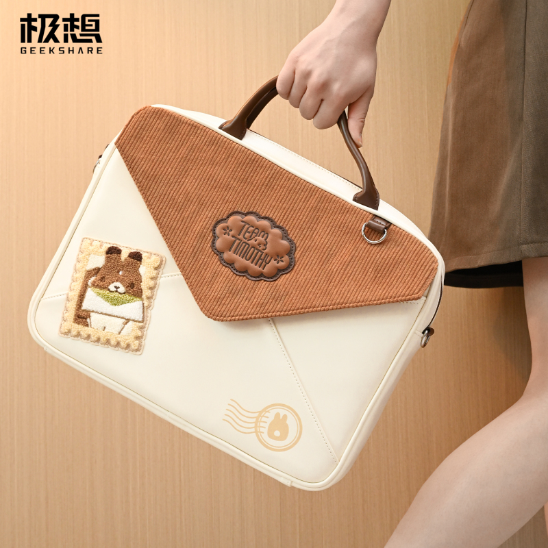 Jixiang Laptop Bag 14inch Tablet Storage Bag Handbag Cute Timothy Squad Collaboration Jixiang Laptop Bag 14inch Tablet Storage Bag Handbag Cute Timothy Squad Collaboration