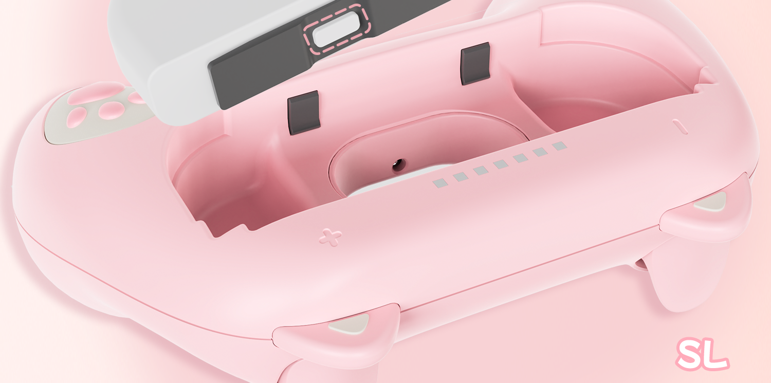 Рукав силиконовые ручки 极想 switch游戏手柄joy-con手感增强握把套装改猫爪双人ns小手柄