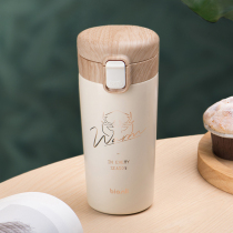 bianli Carp collection 350ml pop-lid coffee thermos Simple fashion water cup
