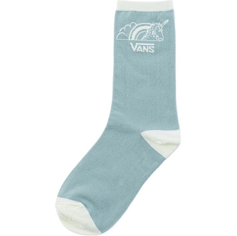 Vans Genuine Women's Unicorn Mid-Calf Socks, Pure Cotton, Sports Fit, Comfortable, Everyday Spring and Summer Socks, One Pair