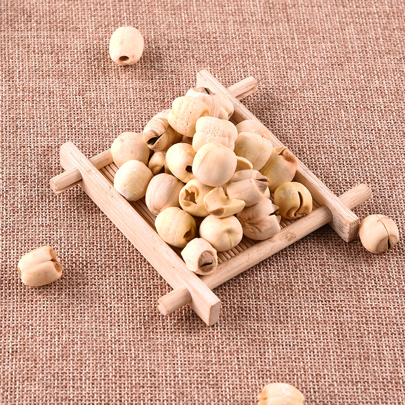 Beautiful Housewives Jiangxi No Core White Lotus Seeds Dry Goods Non Red Lotus Polished 250 gr matched with saucepan soup with sugar water DP004