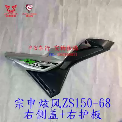Zongshen locomotive shell dazzling wind ZS150-68 side cover ZS125-68 guard plate original oil tank guard plate cover