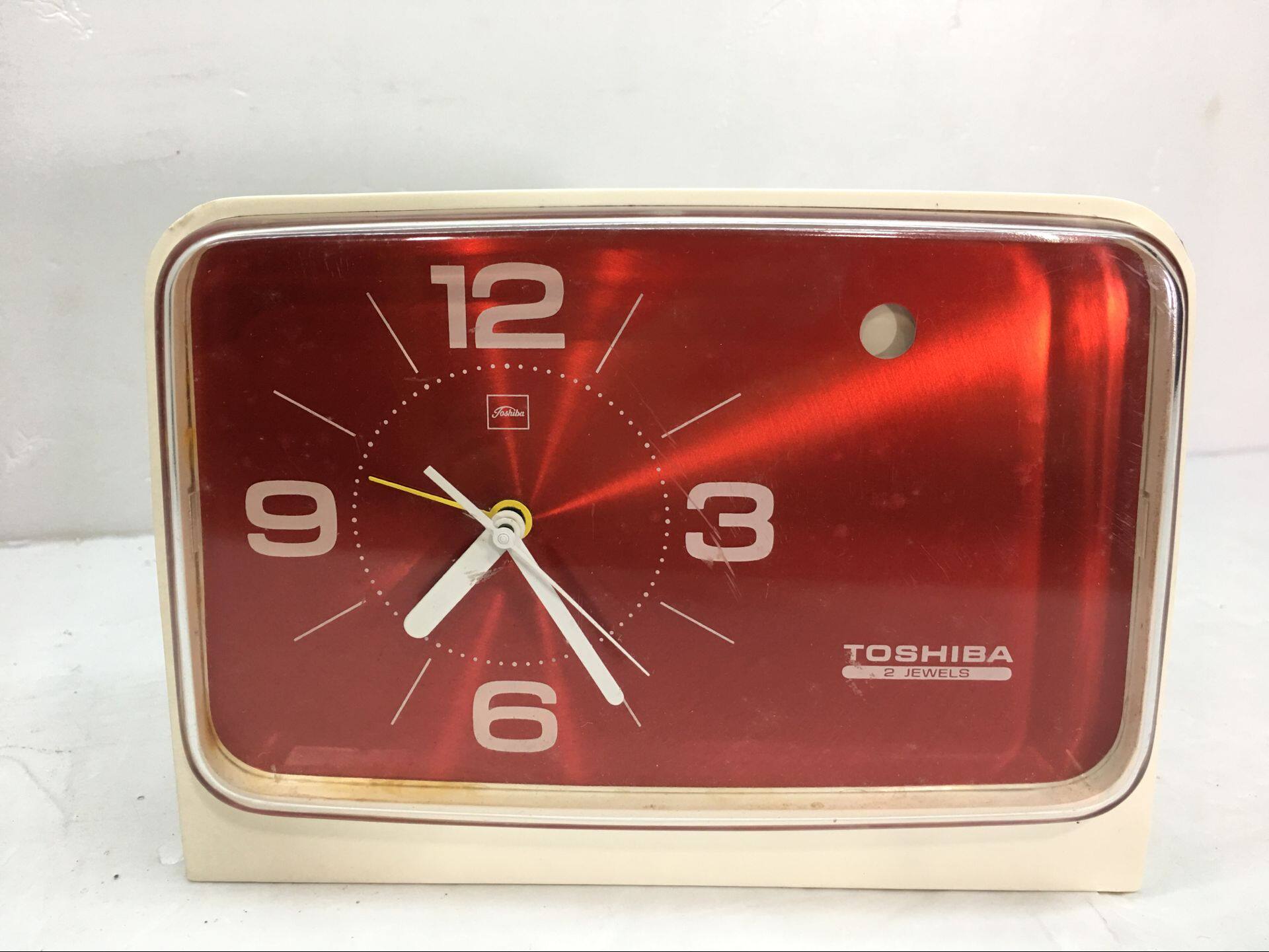 Japan's original Toshiba mechanical alarm clock function normal 