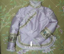 Improved cheongsam autumn and winter cotton coat coat small coat New year jacket improved cheongsam custom silk double Palace