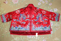 Heavy industry heavy weight silk embroidered jacket cloak Chinese style
