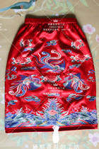  Hand embroidery Heavy industry embroidery cheongsam skirt Daily skirt Slim dress Bridesmaid banquet skirt