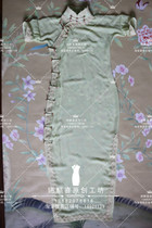 Handmade traditional cheongsam one-piece cheongsam cheongsam daily cheongsam dress long sleeve autumn cheongsam