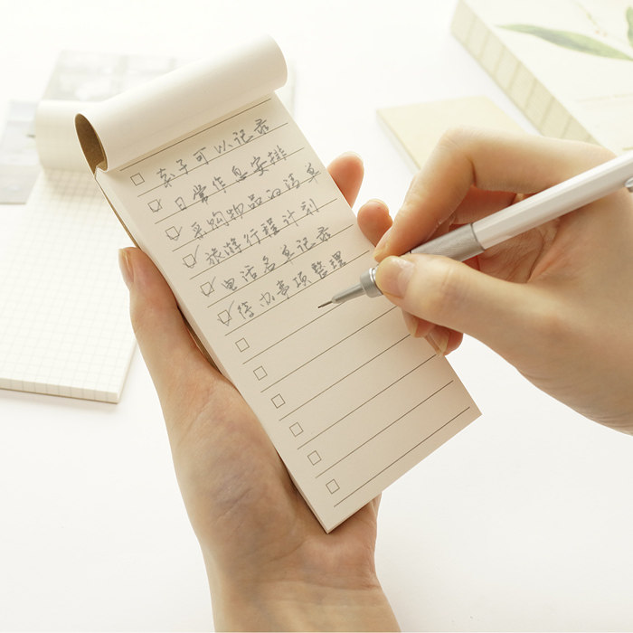 Creative Stationery Eco-friendly Convenience Stickable to Small Benson Carry-on book This TODO Plan This 3-paragraph selection