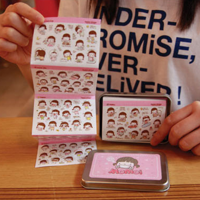 Girl Heart Stationery Hand Ledger Cute Girl Diary Decoration Stickers Cartoon Iron Case Mobile Phone Sticker Waterproof Cute