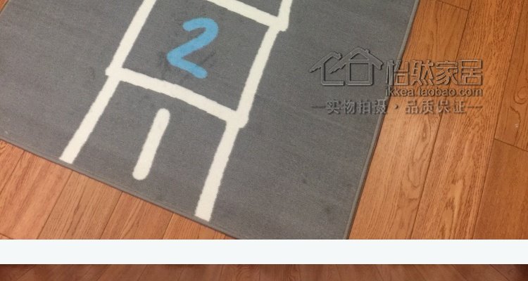 IKEA Hanma Nhà nhảy thảm nhảy lưới trò chơi trẻ em pad 100x160cm mua trong nước - Thảm thảm trải sàn