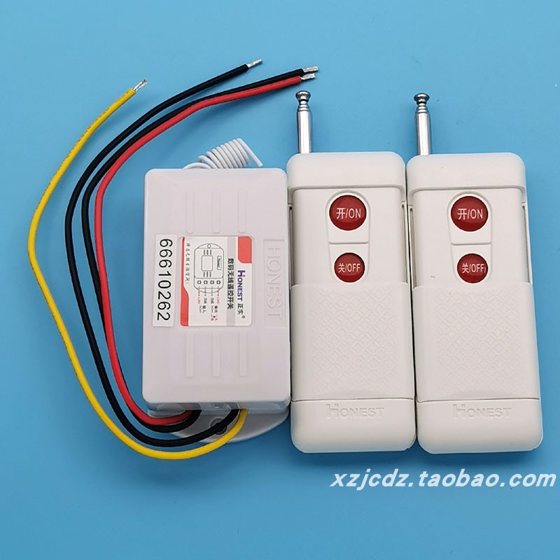 Point moving non-lock digital wireless remote control switch universal 12v 24v wearing wall control horn light solenoid, etc.