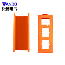 2 bit 86 type panel with leakage empty box construction site temporary mobile portable electric box drop-resistant iron box two-position distribution box