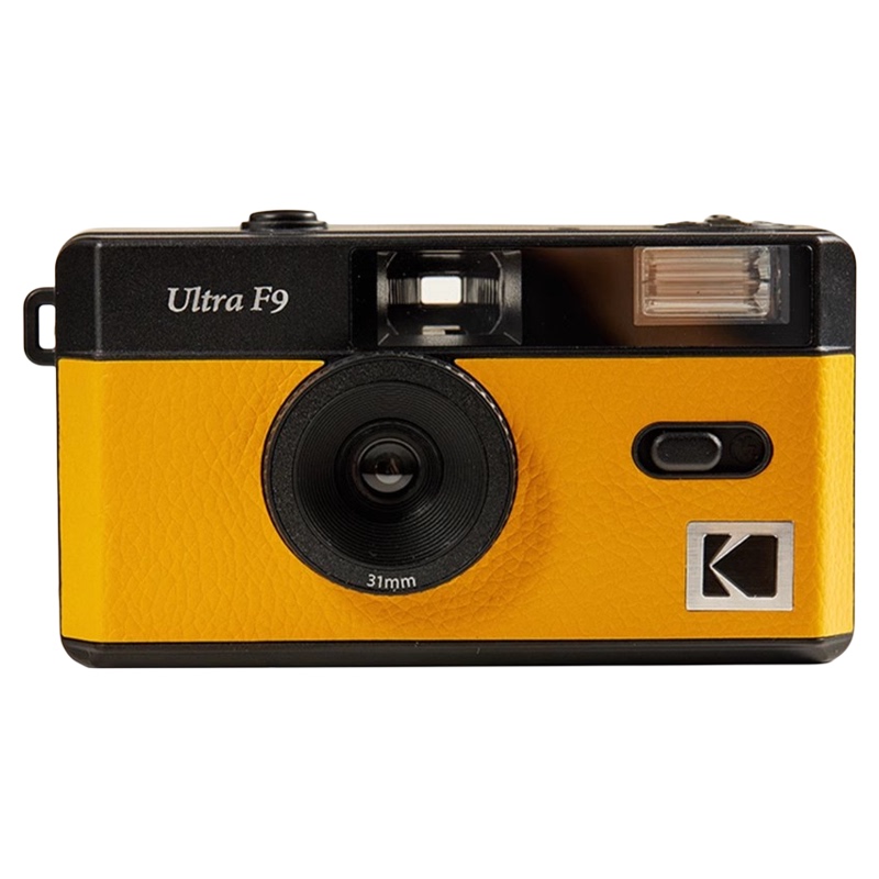 Kodak F9 Giant Vibe Non-Disposable Camera 135 Film Point-And-Shoot with Flash Retro