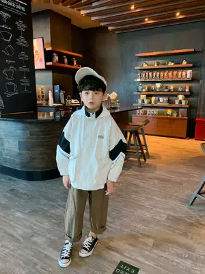 Boy's coat Spring and Autumn new foreign style children's clothing children's assault clothes