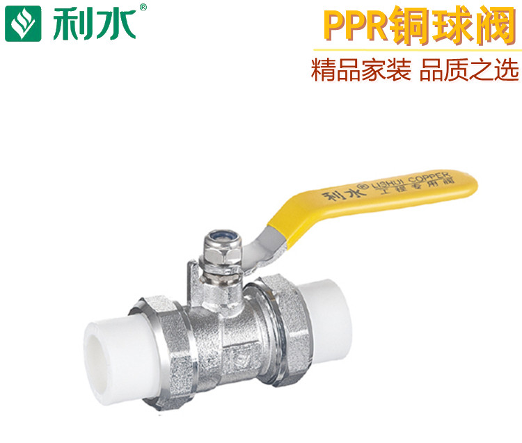 Lishui general PPR double live connection all copper heavy duty ball valve hot melt 20 25 32 40 50 63 75 90 110