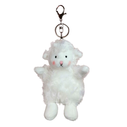 Брендовый аксессуар на рюкзак, милая фигурка, кукла девочка, плюшевая игрушка, брелок, популярно в интернете, овечка