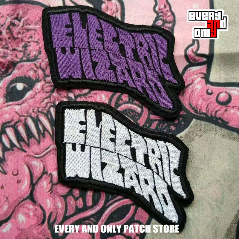 Липучка для пододеяльника electric wizard厄运金属乐队周边刺绣patch衣贴马甲补丁布贴布标