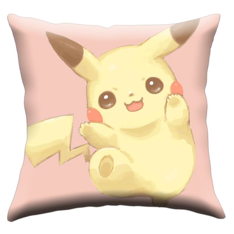 Pikachu gối Bikachu cô gái dễ thương món quà sinh nhật tự làm sofa tùy chỉnh đệm phim hoạt hình gối hoạt hình gối mền 2in1