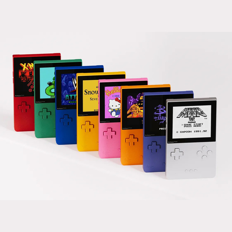 In Stock: American Analogue Pocket Hardware Native Analog Gba/Gbc Retro Cartridge Game Handheld Console