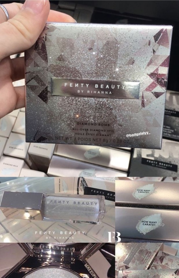 Điểm trong nước Fenty Beauty18 kim cương mới Kim cương BOMB son bóng cao cấp tạo khối và highlight