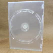 Thickened DVD CD transparent box single-disc single-sided box rectangular CD DVD box with film can insert Disc box