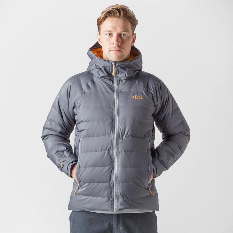 RAB British male 800 canopy European goose down down jacket hooded outdoor warm and windproof comfort 170g QDN-62