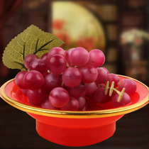 Fruit plastic plastic for plastic festive products plastic plastic disk disc fruit disk fruit disk to happy red disk