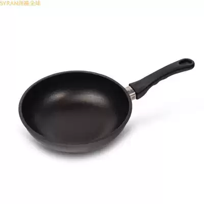 Germany imported MAMMUT high-quality heavy-duty cast aluminum LATON coating anti-stick Chinese wok wok 24cm