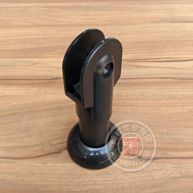 Bathroom partition accessories plastic bracket partition feet feet polypropylene new material feet black partition legs