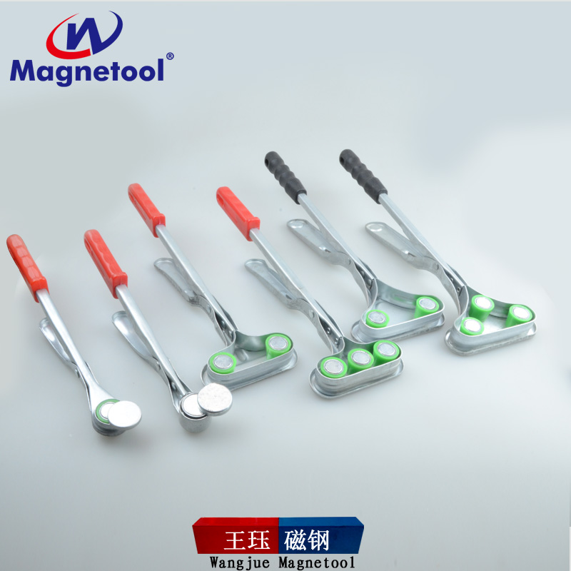 Strong Magnetic Suction Cup Flush Bed Safety Hands 2 Number of magnetic ten objects Punching Bed Accessories Magnetic Suction Cups Magnet Pliers Suction