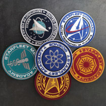Star Trek Embroidery Velcro Badge Backpack Space Fleet Logo Morale Emblem Epaulettes Pattern Tactical Badge