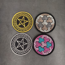 Science Fiction Future Embroidery Magic Sticker Badge Round Pattern Patch Cloth Sticker Personality Morale Badge badge Backpack Patch