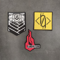 Teenage Girl Frontline Signs Griffin Tissue Arm Chapters 404 Squad Embroidery Magic Stick Stamp Iron Blood Work Morale Badge