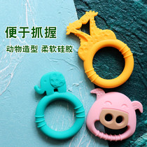 Baby Canada Gum Mouth Muscle Training Grinders Softener Soft Full Silicone Soft Bracelet Soothing Teeth Solid Tooth