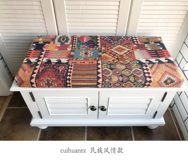 Tùy chỉnh giày Mat Đệm Giày Stool Mat hiên đệm thẻ ghế đệm ghế băng có thể tháo rời và có thể giặt - Ghế đệm / đệm Sofa mẫu đệm ghế