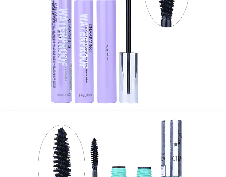 Kiểm tra tên của mascara đầy màu sắc kiểm tra tên của một con mèo cuộn tròn dày không thấm nước không nở - Kem Mascara / Revitalash mascara perfect diary