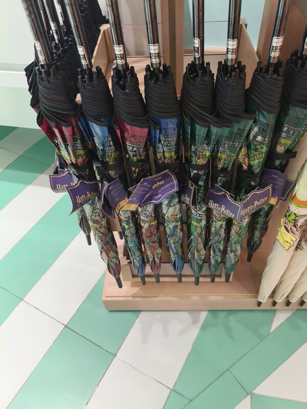 Authentic Miniso Harry Potter Quidditch Series Window Decoration Transparent Long-Handled Umbrella Sunshade Umbrella