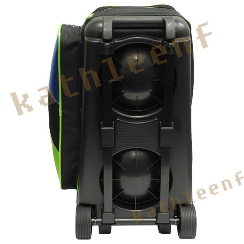 PYRAMID mới bánh xe nhỏ bánh xe đôi lever đôi túi bóng đôi bóng túi bowling bag 2 túi bóng màu xanh màu xanh lá cây bán bóng bowling