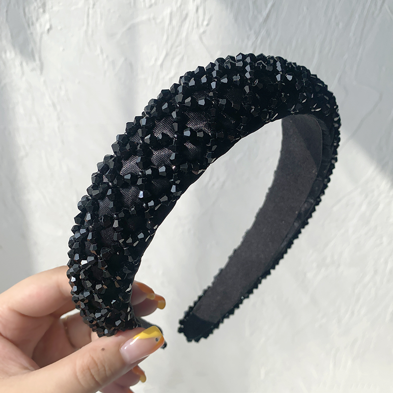 150g Weight Headwear Classification Couple Gender Grey, Pink, Blue, Black Color Korea Simple Artificial Pearl Lady Headband Wholesale 1