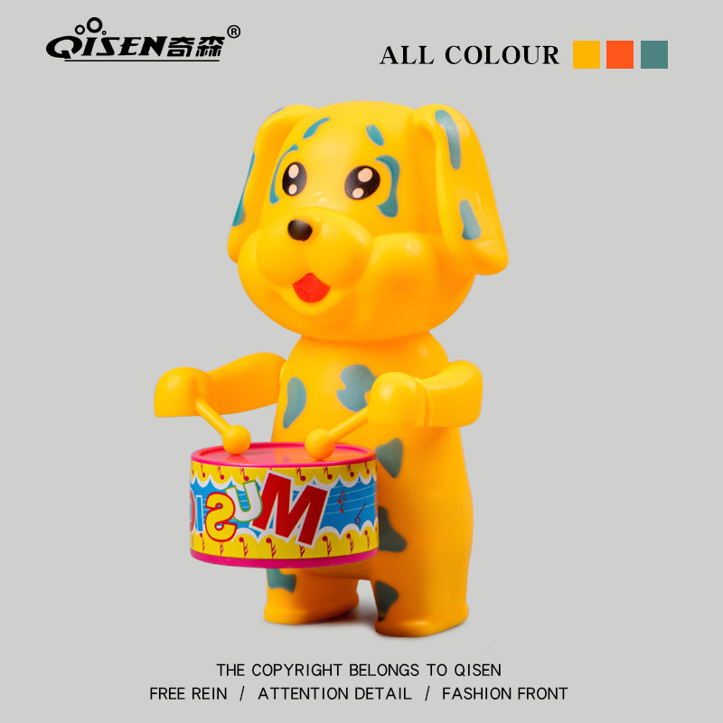 Beating Drum Rabbit Children Clockwork Toys Puppies Baby Baby Little Baby Net Red Pops Cartoon Animal Puzzle Toys-Taobao