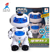 The electric remote control robot will talk and sing and dance smart electric motor robot children toy ice and fruit agents